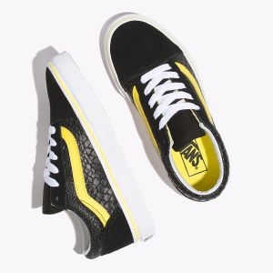 Vans Kiz Çocuk Spor Ayakkabı Sparkle Snake Old Skool Siyah/Beyaz | 42689-232